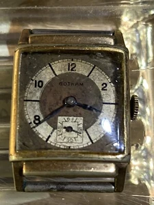 Antique Waltham 10K Rolled Gold Art Deco Mechanical 7 J Watch - Parts Repair - Picture 1 of 15