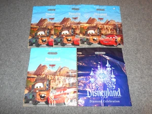 5 Disneyland 2012 Autos Land Eröffnung & 60th Anniv Store Taschen Posten - Bild 1 von 2