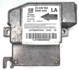 Opel Vauxhall GM SRS control module 24439953 LA 327963935 original K113 - Picture 1 of 4