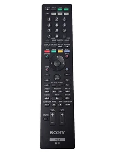 SONY PLAYSTATION 3 PS3 OFFICIAL BLUETOOTH BLURAY IR TV REMOTE CONTROL CECH ZRC1E - Picture 1 of 5