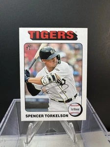 2024 Topps Heritage White Border - #438 Spencer Torkelson Detroit Tigers - Foto 1 di 2
