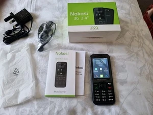 Mobiwire Nokosi 3G 2.4" - Big Button Camera Phone - Black - Grade A. - Picture 1 of 11