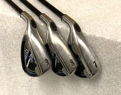 Callaway X-20 Irons 7, 8 9 Uniflex Steel Right Handed LH - Image 1 of 4