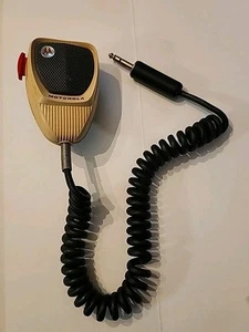 VINTAGE MOTOROLA NO. TMN6013A HAND HELD PALM MICROPHONE 2 WAY 4 PIN - Picture 1 of 9