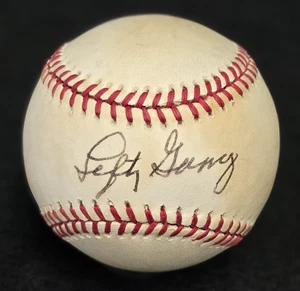 LEFTY GOMEZ Signed Official Baseball-HALL OF FAME-NEW YORK YANKEES-JSA - Picture 1 of 10
