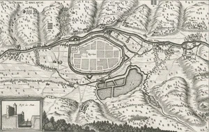 Grundriss der Stadt ZWICKAU - Belagerungsplan - Merian - Kupferstich, 1648 - Picture 1 of 2