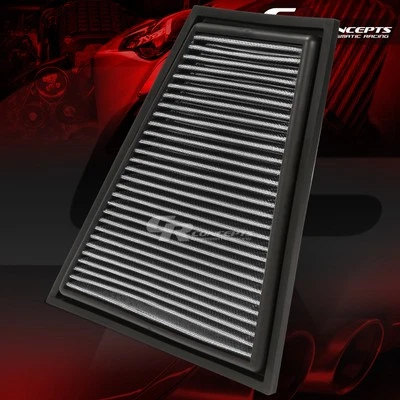 SILVER WASHABLE HIGH FLOW DROP IN AIR FILTER PANEL FOR 2012-2016 BMW 528i/Z4/X1 - Image 1 of 4