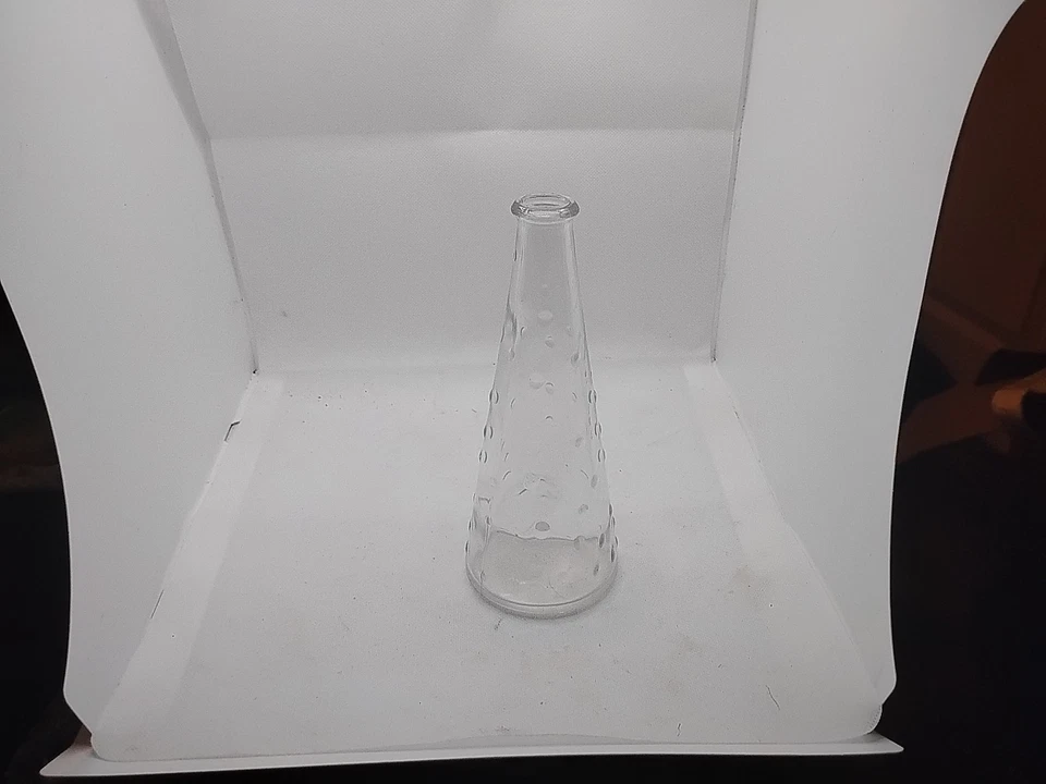 Jarrón Emma Dafnas Ikea de vidrio burbuja transparente 7,25 Foto 1 de 4