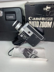Vintage Canon Auto Zoom 518 Super 8 Camera & Case Made in Japan - Picture 1 of 16