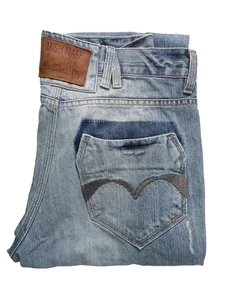 Pantalones de mezclilla azules Distressed Mish Mash Style No AJ5131 talla W 30 - Imagen 1 de 8