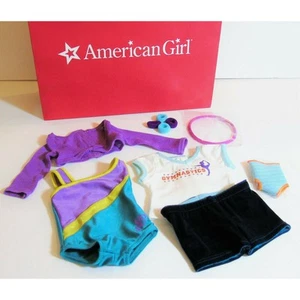 American Girl Doll McKenna Practice Wardrobe Gymnastics Gym Outfit Leotard Bag - Picture 1 of 8