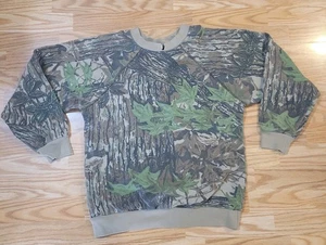 Maglione felpa girocollo uomo grande mimetico Liberty Realtree vintage anni 80 grande - Foto 1 di 13