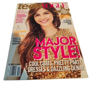 Teen Vogue October 2012 Magazine Victoria Justice Cover Fall Fashion Trends - Picture 1 of 7