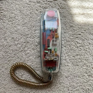 Vintage 1980’s UNISONIC Clear Retro Plastic Telephone Model # 6900 TESTED - Picture 1 of 4