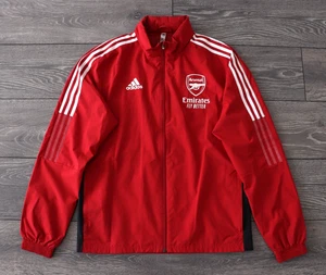 ADIDAS ARSENAL WARM TOP TRAINING LONGSLEEVE 2021 2022 SIZE SMALL RED GR4139 - Picture 1 of 10