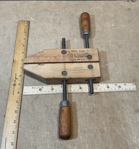 Vintage Jorgensen Holz Handschraube Klemme verstellbare Klemme USA Holzbearbeitungswerkzeug - Bild 1 von 7