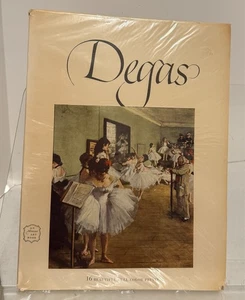 Vintage 1952 Abrams Art Book Degas (1834-1917) 16 schöne vollfarbige Tafeln - Bild 1 von 9