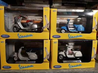 lotto vespa 1/18 Welly - Immagine 1 di 4