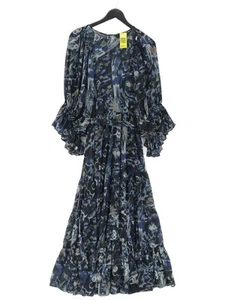 Ted Baker Women's Maxi Dress UK 12 Blue 100% Polyester Maxi - Picture 1 of 6