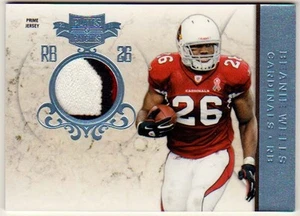 Parche de placas y parches Panini Beanie Wells 2011 15/25 3 piezas y color cardenales - Imagen 1 de 1