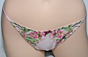 NWT Victorias Secret Dream Angels Embroidery String Brazilian Bikini XL - Picture 1 of 12