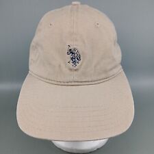 US Polo Assn Association Tan Beige Baseball Hat Cap Adjustable Strapback