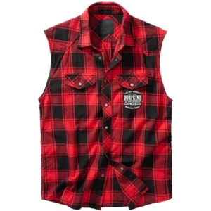 Holzfäller Hemd als Weste DORFKIND Redneck witzige Sprüche Bio Bauern Geschenk - Bild 1 von 4