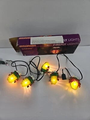 Sylvania Firefly String Lights Summer Nights Indoor Outdoor Twinkling C7 Patio — 第 1/4 张图片