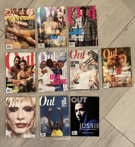 Lot de 10 magazines queer hommes intérêt gay LGBTQ lifestyle fierté 2016-2022