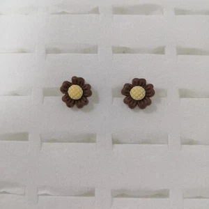 Style 3 Flower New Gift Womens Lady Girls Elegant Pearl Ear Clip Studs Earrings - Picture 1 of 1