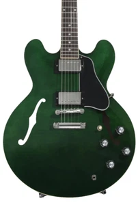 Electric Guitar Gibson ES-335 Semi-hollowbody Electric Guitar - Spearmint - Picture 1 of 9
