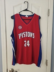 Antonio McDyess Detroit Pistons 24 SGA 50th Anniversary Jersey Men’s Large - Picture 1 of 3