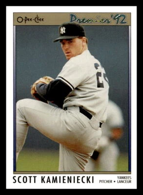 1992 O-Pee-Chee Premier #110 Scott Kamieniecki - Image 1 of 2