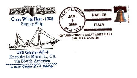 US Naval Cover Cacheted  LOT A45 Cover