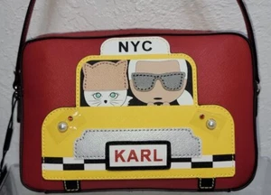 Karl Lagerfeld Paris Maybelle Camera Crossbody Damen Handtasche Neu mit Etikett - Bild 1 von 13