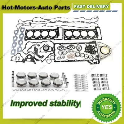 Kit de reconstrucción de revisión del motor para BMW 550i 650i 750i 750Li xDrive X5 X6 N63 4,4 L Foto 1 de 4