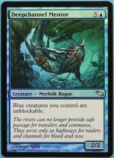 Deepchannel Mentor FOIL Shadowmoor NM Blue Uncommon CARD (200331) ABUGames