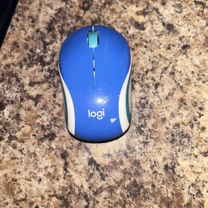 Wireless Mini Mouse M187, Pocket Sized Ultra Portable Mouse for Laptops - Teal - Picture 1 of 4