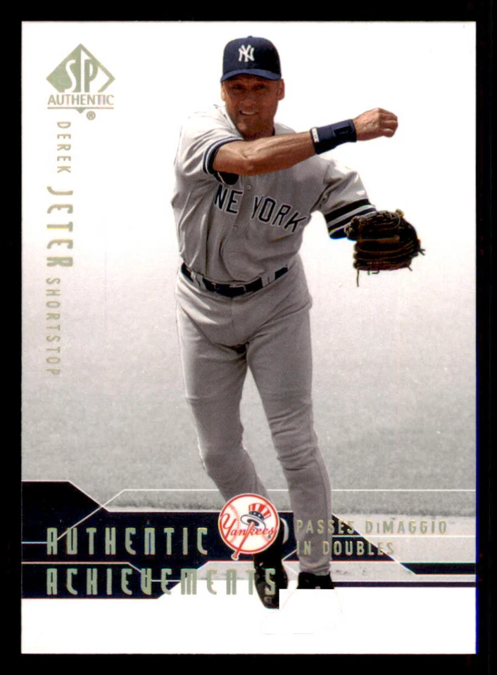 2008 SP Authentic Authentic Achievements #AA1 Derek Jeter - Image 1 of 2