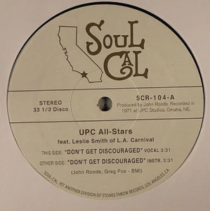 UPC All-Stars - 'Don't Get Discouraged' (12" Vinyl Single Record) - Picture 1 of 1