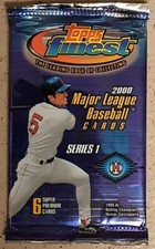2000 Topps Finest Series 1 Factory Sealed Hobby Pack