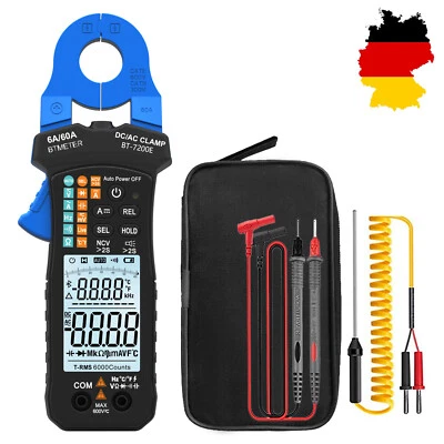 Digital Multimeter 6000 Counts True RMS Clamp Meter AC DC Volt Amp CAT II 600V - Bild 1 von 4