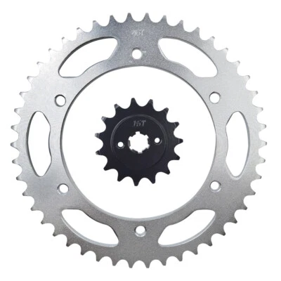 15T-46T Front Rear Sprocket Kit for Hyosung GT250R Sport Comet GV250C 2008-2013 - Image 1 of 2