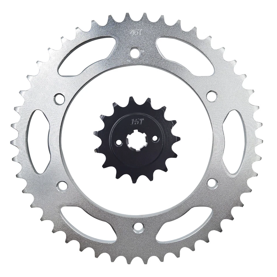 15T-46T Front Rear Sprocket Kit for Hyosung GT250R Sport Comet GV250C 2008-2013 - Image 1 of 2