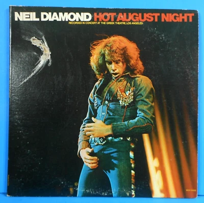 NEIL DIAMOND HOT AUGUST NIGHT 2X LP 1973 ORIGINAL PRESS NICE CONDITION! VG/G+!!A Foto 1 de 4