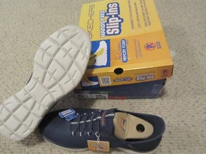 Para hombres Skechers Slip-ins Summits Tenis Alta Gama Sin Cordones Azul Marino 12 Anchos Nuevo en Caja - Imagen 1 de 6