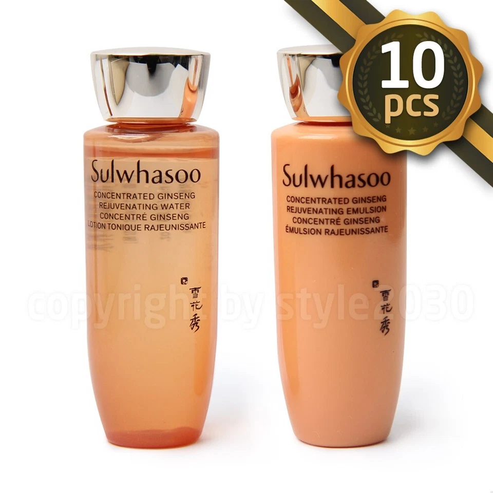 Sulwhasoo Concentrated Ginseng Rejuvenating Water 25ml x 5 + Emulsion 25ml x 5 - Image 1 of 1