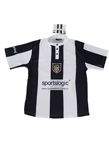 Logitog Notts County FC Boys Size XL Football Shirt Home Fits Adult Extra Small - Picture 1 of 9