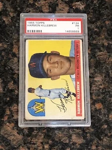 1955 Topps Harmon Killebrew #124 Baseballkarte PSA 1 - Bild 1 von 3