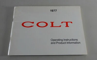Manuale Dell'Owner / Manuale Dodge / Plymouth Colt Anno 1977 - Immagine 1 di 2